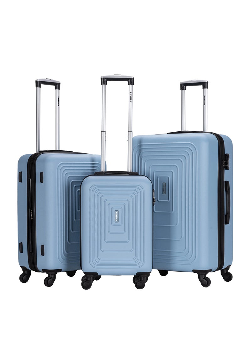 Stargold Suitcase Set of 3 PCS ABS Hardside Travel Luggage Bag - Image 1